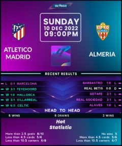 Atletico Madrid vs Almeria