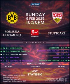 Borussia Dortmund vs Stuttgart