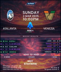 Atalanta vs Venezia