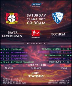 Bayer Leverkusen vs Bochum