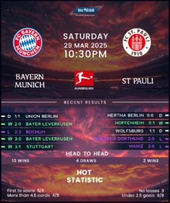 Bayern Munich vs St. Pauli