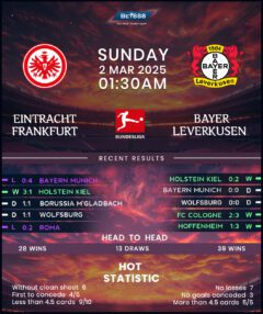 Eintracht Frankfurt vs Bayer Leverkusen