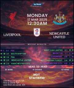 Liverpool vs Newcastle United