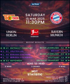Union Berlin vs Bayern Munich