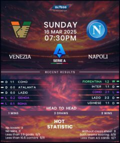 Venezia vs Napoli
