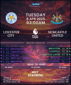 Leicester City vs Newcastle United