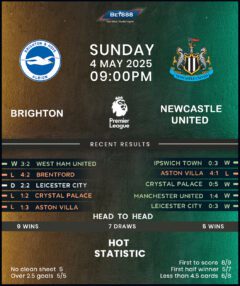 Brighton & Hove Albion vs Newcastle United
