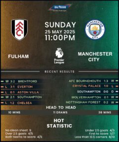 Fulham vs Manchester City