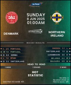 Denmark vs Northern Ireland